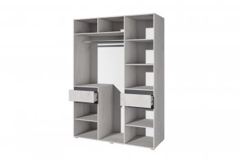 Спальный гарнитур Лиана графит, модульный (Зарон) в Качканаре - kachkanar.mebel-e96.ru