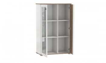 Шкаф комбинированный Либерти 51.03 белый (Олмеко) в Качканаре - kachkanar.mebel-e96.ru