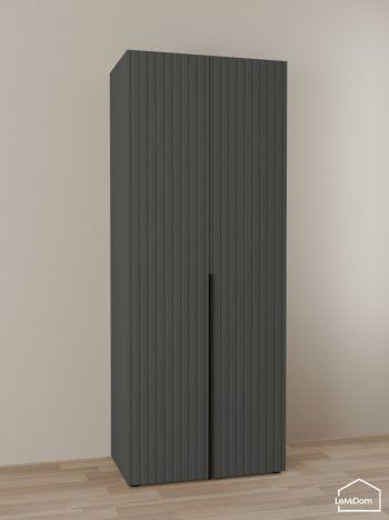 Шкаф Linnea MHR-2-3 2050х800х510 (Графит-М 11.1.25) в Качканаре - kachkanar.mebel-e96.ru