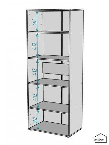 Шкаф Linnea MHR-2-2 2050х800х510 (Графит-М 11.1.25) в Качканаре - kachkanar.mebel-e96.ru