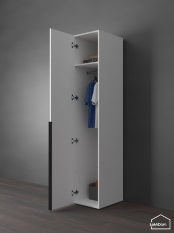 Шкаф Linnea MHR-1 2050х400х510 (Белый-М 11.1.2) в Качканаре - kachkanar.mebel-e96.ru