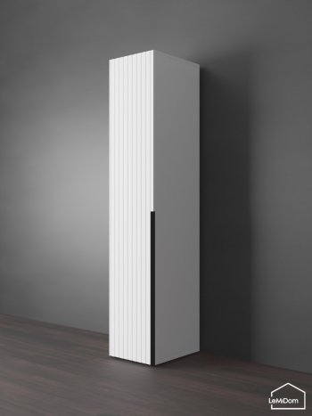 Шкаф Linnea MHR-1-2 2050х400х510 (Белый-М 11.1.1) в Качканаре - kachkanar.mebel-e96.ru