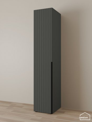 Шкаф Linnea MHR-1-2 2050х400х510 (Графит-М 11.1.25) в Качканаре - kachkanar.mebel-e96.ru