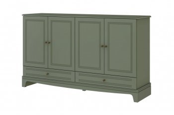 Комод 4 двери 2ящ. Лорето, зеленый самшит (БМ) в Качканаре - kachkanar.mebel-e96.ru