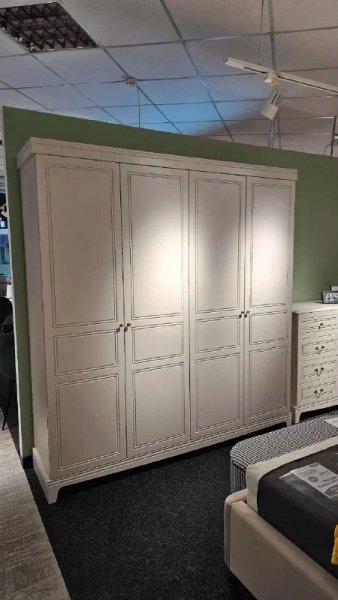 Спальный гарнитур Лорето, модульный, льняной (БМ) в Качканаре - kachkanar.mebel-e96.ru