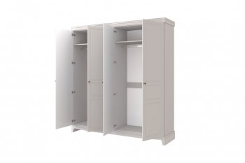 Шкаф 2000 мм распашной ШР-4 Лорето, льняной (БМ) в Качканаре - kachkanar.mebel-e96.ru