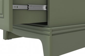 Комод 5 ящиков Лорето зеленый самшит (БМ) в Качканаре - kachkanar.mebel-e96.ru