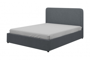 Кровать двуспальная Луиза холодный серый (БМ) в Качканаре - kachkanar.mebel-e96.ru
