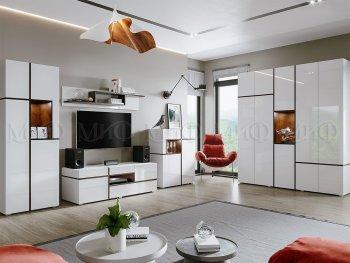 Стенка Мадера модульная (Миф) в Качканаре - kachkanar.mebel-e96.ru