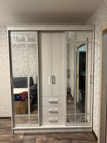 Шкаф-купе Маэстро 1700 мм (Ясень белый) (БТС) в Качканаре - kachkanar.mebel-e96.ru