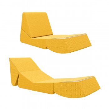 Кресло Марвэл серка желтая (Моби) в Качканаре - kachkanar.mebel-e96.ru