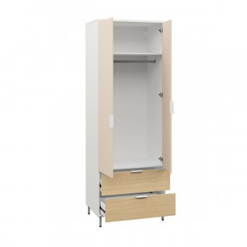 Шкаф 800 мм Марвэл 16.317.02 бел. (Моби) в Качканаре - kachkanar.mebel-e96.ru
