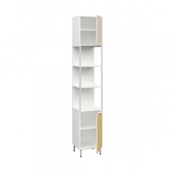 Стеллаж Марвэл 16.426 бел (Моби) в Качканаре - kachkanar.mebel-e96.ru