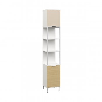 Стеллаж Марвэл 16.426 бел (Моби) в Качканаре - kachkanar.mebel-e96.ru
