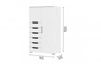 Комод-шкаф Миа КМ 053 (СтендМ) в Качканаре - kachkanar.mebel-e96.ru