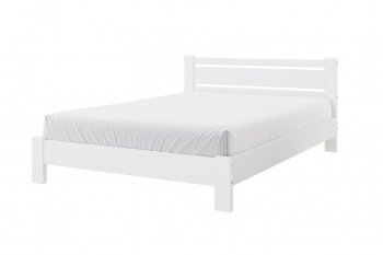 Кровать из массива Милс белый античный (БМ) в Качканаре - kachkanar.mebel-e96.ru