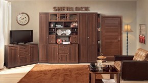 Модульная гостиная Шерлок угловая орех шоколадный в Качканаре - kachkanar.mebel-e96.ru