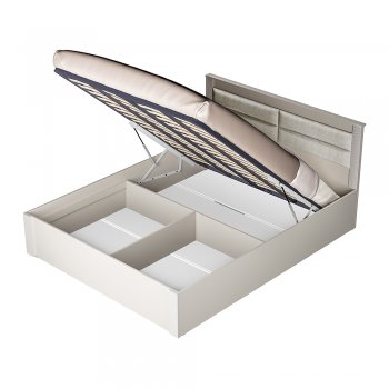 Кровать с подъемным механизмом Монако КР-16 Кашемир (БТС) в Качканаре - kachkanar.mebel-e96.ru