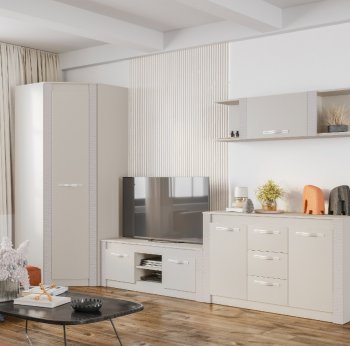 Стенка Монако Кашемир комп.2 (модульная) (БТС) в Качканаре - kachkanar.mebel-e96.ru