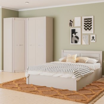 Спальный гарнитур Монако Кашемир (модульный) (БТС) в Качканаре - kachkanar.mebel-e96.ru