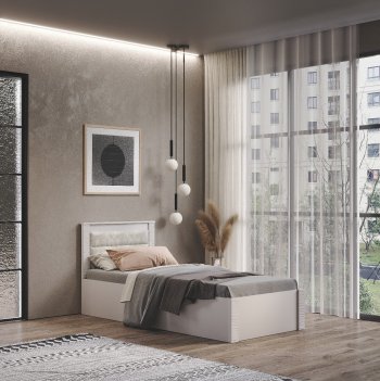 Кровать Монако КР-17 кашемир (БТС) в Качканаре - kachkanar.mebel-e96.ru