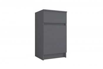Тумба для обуви с 1ящ. Мори МПТ400 графит (ДСВ) в Качканаре - kachkanar.mebel-e96.ru