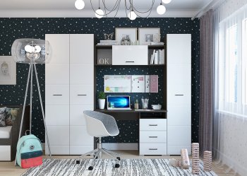Набор детской мебели Ненси модульный (Гор) в Качканаре - kachkanar.mebel-e96.ru