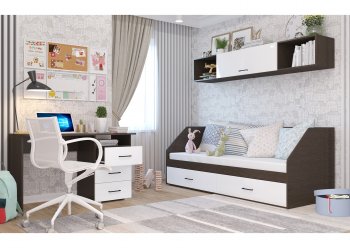 Набор детской мебели Ненси модульный (Гор) в Качканаре - kachkanar.mebel-e96.ru