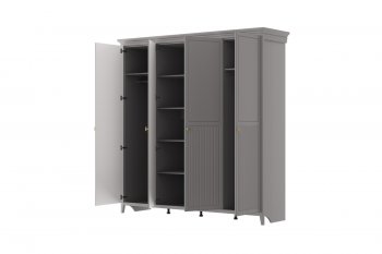 Шкаф распашной 2160 мм ШР-4 Никеа антрацит (БМ) в Качканаре - kachkanar.mebel-e96.ru