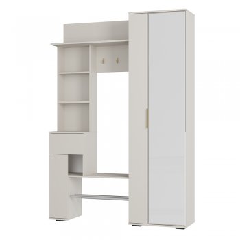 Прихожая Ницца ПР-04 Кашемир (БТС) в Качканаре - kachkanar.mebel-e96.ru