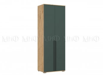 Шкаф 800 мм 2-х ств. Норд крафт/изумруд (Миф) в Качканаре - kachkanar.mebel-e96.ru