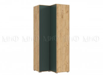 Шкаф угловой Норд крафт/изумруд (Миф) в Качканаре - kachkanar.mebel-e96.ru