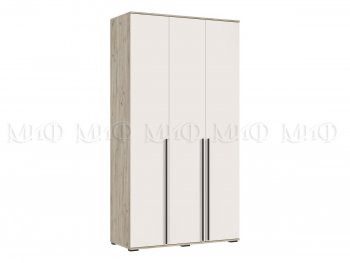 Шкаф 1200 мм 3-х ств. Норд крафт серый/кашемир (Миф) в Качканаре - kachkanar.mebel-e96.ru