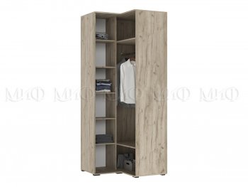 Шкаф угловой Норд крафт серый/кашемир (Миф) в Качканаре - kachkanar.mebel-e96.ru