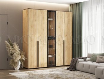 Шкаф Норд+ пенал со стеклом (Миф) в Качканаре - kachkanar.mebel-e96.ru