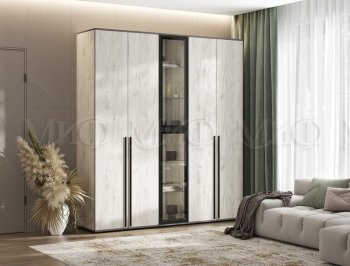 Шкаф Норд+ пенал со стеклом (Миф) в Качканаре - kachkanar.mebel-e96.ru