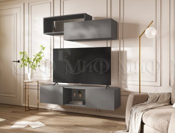 Стенка Норд-1 графит (Миф) в Качканаре - kachkanar.mebel-e96.ru