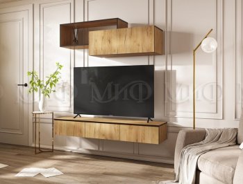 Стенка Норд-2 дуб крафт (Миф) в Качканаре - kachkanar.mebel-e96.ru