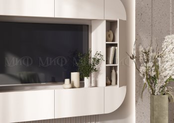 Стенка Норд (Зона ТВ), кашемир (Миф) в Качканаре - kachkanar.mebel-e96.ru