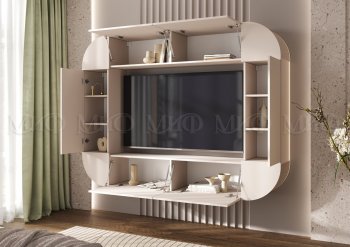 Стенка Норд (Зона ТВ), кашемир (Миф) в Качканаре - kachkanar.mebel-e96.ru