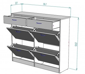 Обувница W25 (ДМ) в Качканаре - kachkanar.mebel-e96.ru