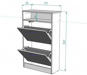 Обувница W5 (Белый) в Качканаре - kachkanar.mebel-e96.ru