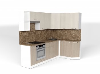 Кухонный гарнитур Ольга прайм 5 2300х1500 мм (Герда) в Качканаре - kachkanar.mebel-e96.ru