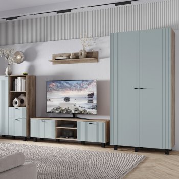 Тумба под ТВ Олива ТБ-09 шарли бриз (БТС) в Качканаре - kachkanar.mebel-e96.ru