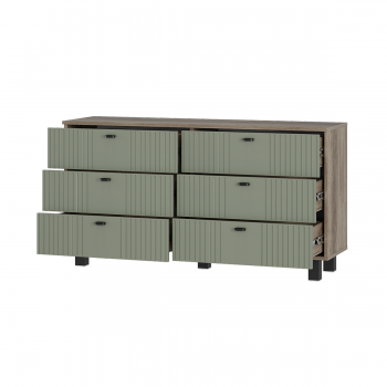 Комод Олива КМ-04 эквалипт софт (БТС) в Качканаре - kachkanar.mebel-e96.ru