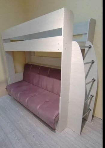 Кровать-диван 2-х ярусная Омега 17 (возможна зеркальная сборка) в Качканаре - kachkanar.mebel-e96.ru