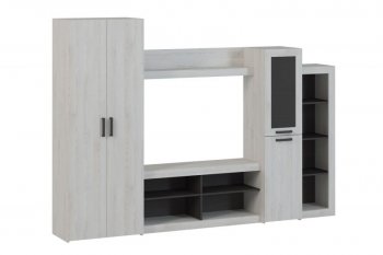 Стенка OSKAR4 сосна белая (Генезис) в Качканаре - kachkanar.mebel-e96.ru