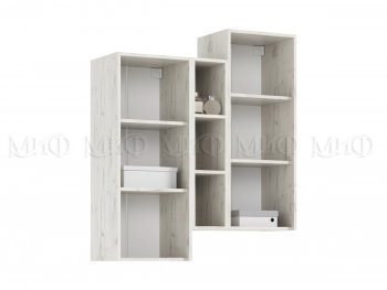Стенка Оскар крафт белый/графит (Миф) в Качканаре - kachkanar.mebel-e96.ru