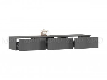 Стенка Оскар комп.2 графит (Миф) в Качканаре - kachkanar.mebel-e96.ru