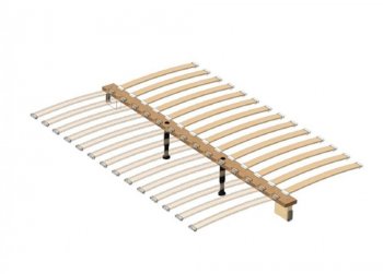 Кровать из массива Вероника Орех (1600х2000) (БМ) в Качканаре - kachkanar.mebel-e96.ru